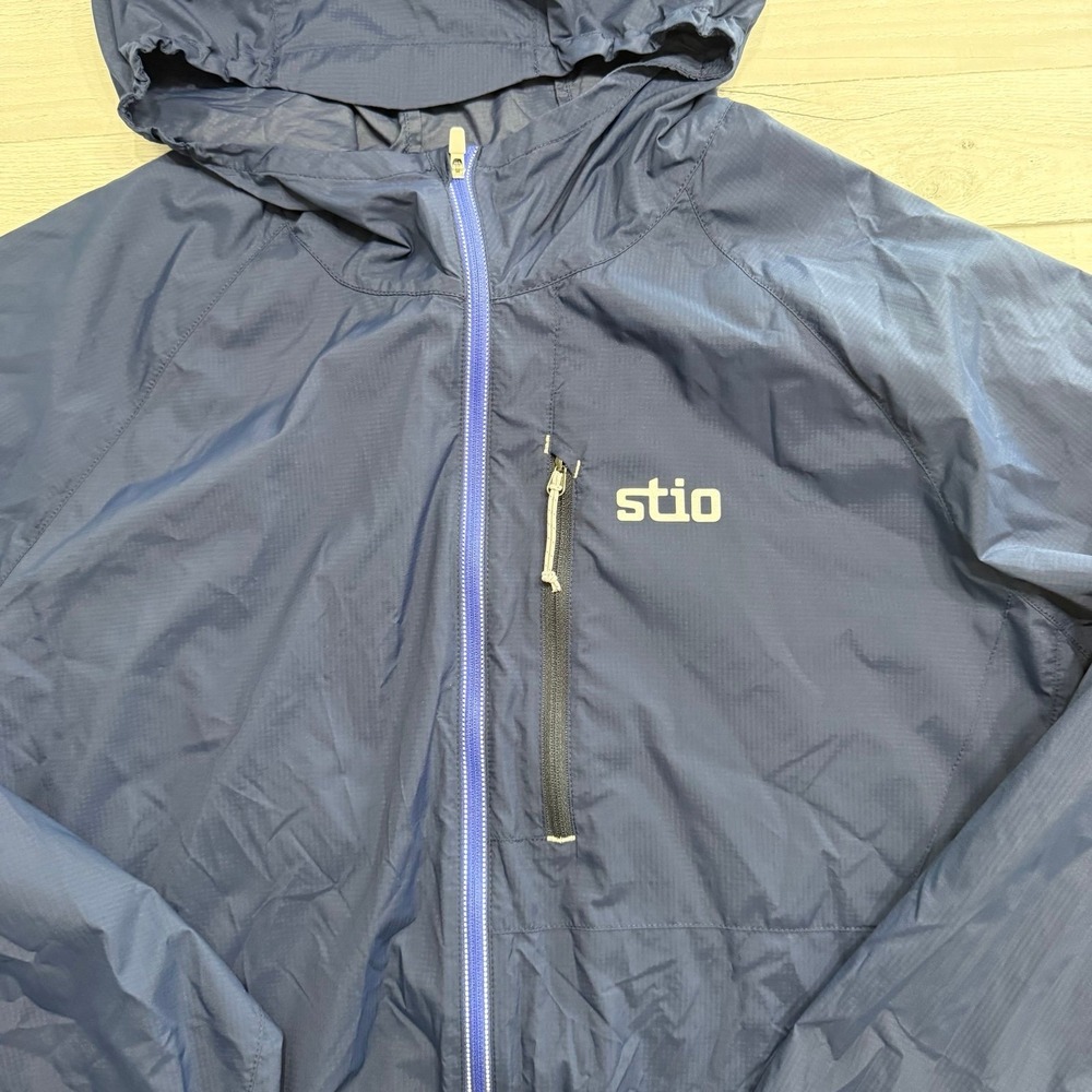 Stio Second Light Wind Shell jacket navy blue Men… - image 5